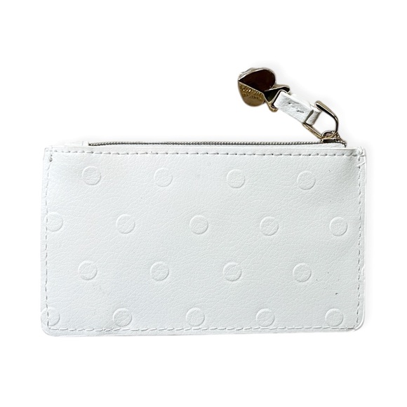 New Kate Spade Fragrance White Polka Dot I.D. Card Holder - Picture 3 of 7